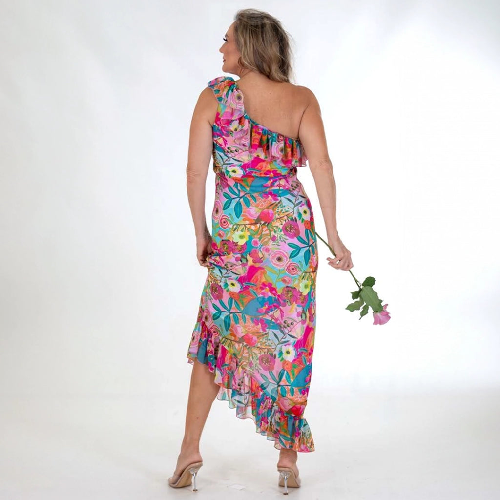 Panna Fresca Off Shoulder Dress