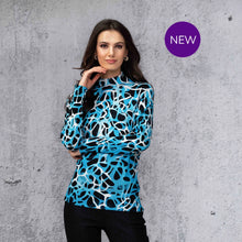 A44010 - Abstract Print Top