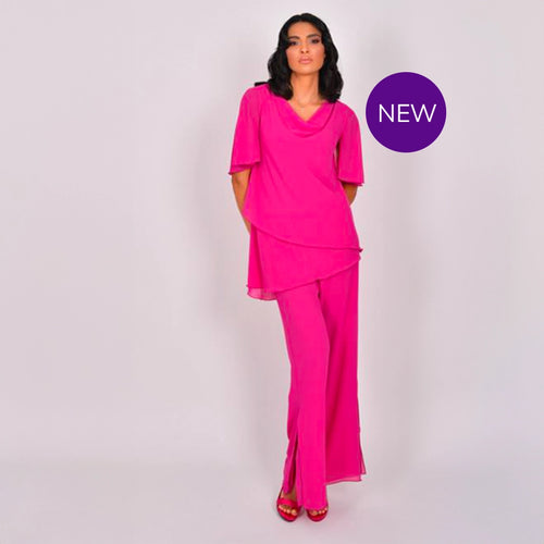 250 - Floaty Fuchsia Trousers