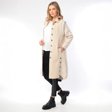 6062-23 - Nordic Detail Buttoned Coat