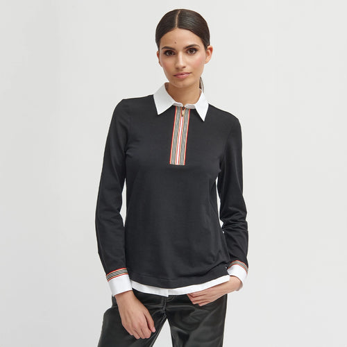 3715302 - 'Barcelona' Zip Detail Shirt