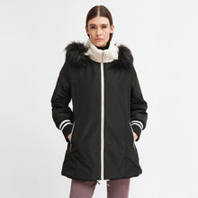 3725602 - 'Caleo' Reversible Fur Trim Coat