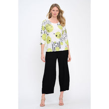 BW2001 - Circle Print Crinkle Top