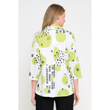 MB5390 - Circle Print Square Buttoned Jacket