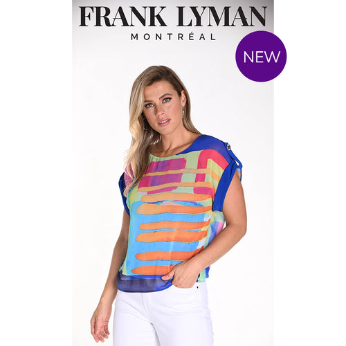 241124 - Abstract Short Sleeve Top