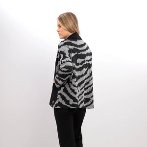 1142-35 - Abstract Animal Pocket Jacket