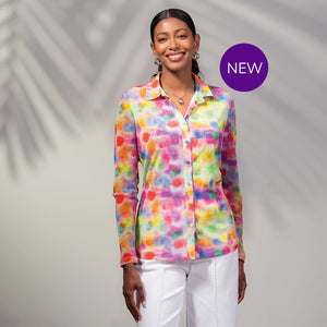 A45131 - Rainbow Button Top