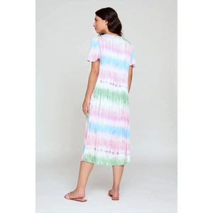 Cayena - Crinkle Tie Dye Dress