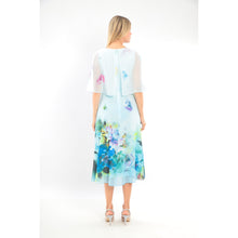 2018-12 - Whimsical Floral Faux Cape Dress