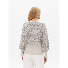20253 - Animal Print Button Jacket
