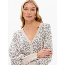 20253 - Animal Print Button Jacket