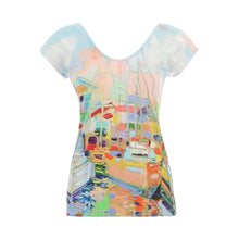 25730 - Marina Print Top 'Kings Pier Marina by Joseph Villanueva'