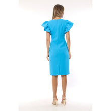 2331-40 - Frill Cap Sleeve Dress