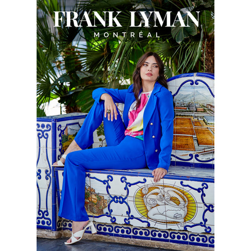 Frank Lyman Light Blue/White Jacket Style 236628U – La Collection