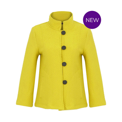 74214 - Textured Buttoned Jacket 'Colourful Sporty Chic'