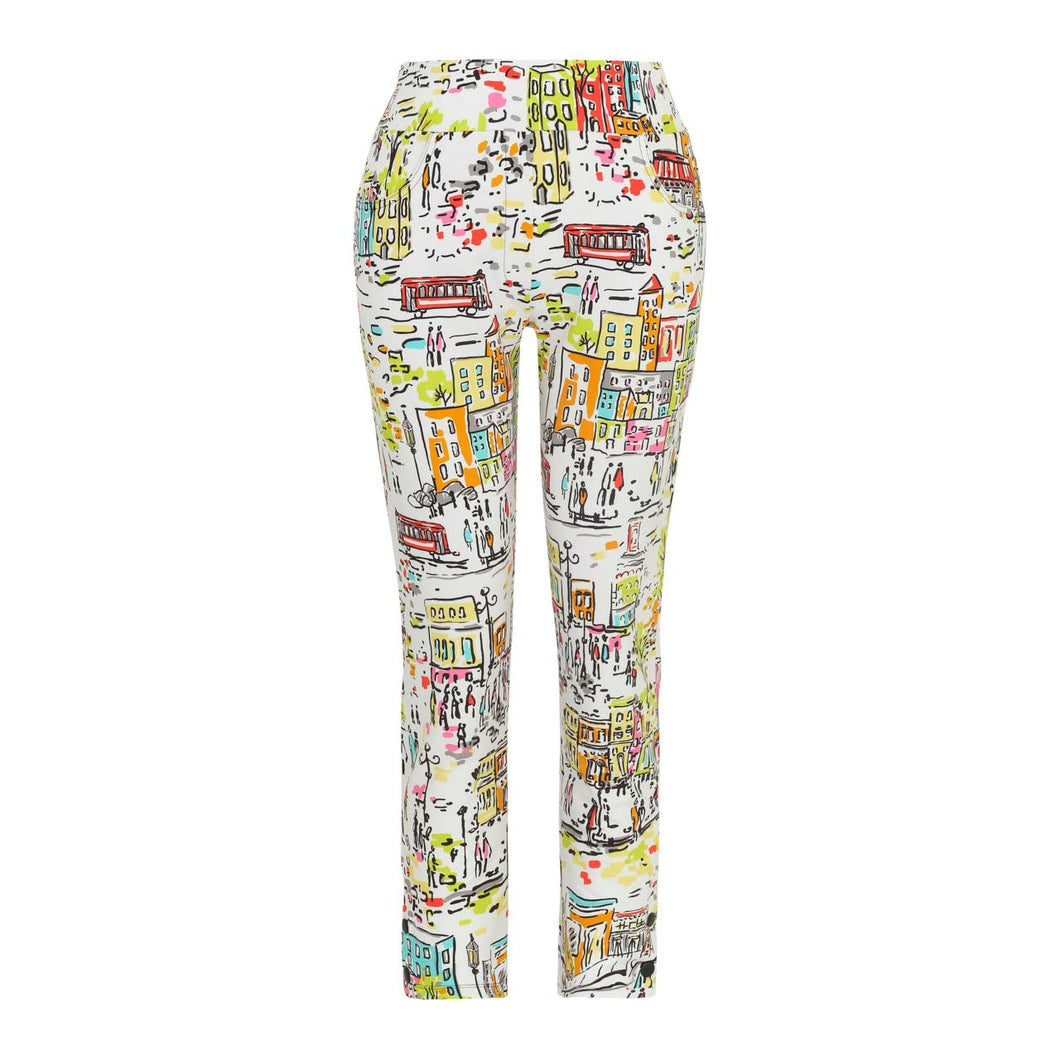 24130 - 'Love the City' Pull-On Button Trousers