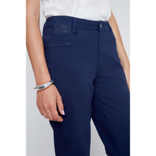 2612022 - Navy Sparkle Trim Jean - Pennita