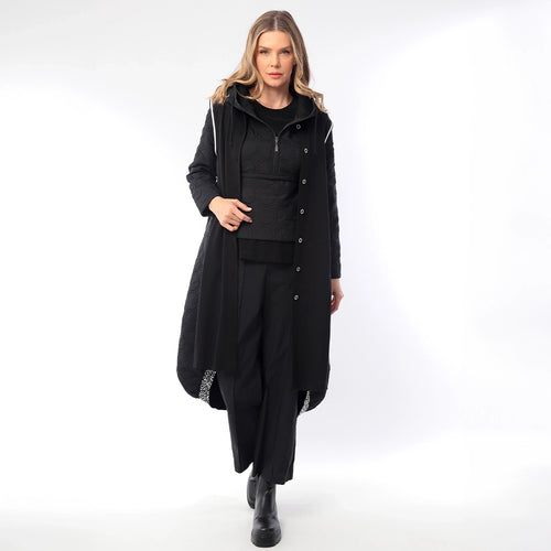 6062-23 - Nordic Detail Buttoned Coat