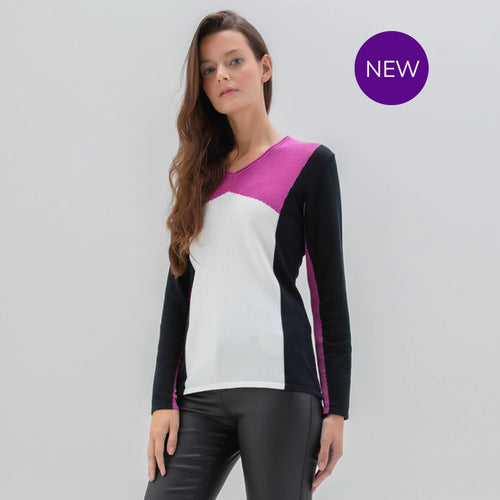 7557 - Colour Block Panel Top