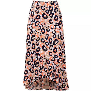 6992 - Circle Print Skirt