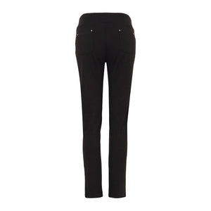 73115 - Pleather Front Pull On Pants