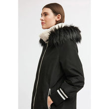 3725602 - 'Caleo' Reversible Fur Trim Coat