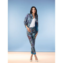 A47448 - Reversible Floral/Turquoise Bomber Jacket