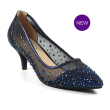 FLR559 - 'Alisha' Mesh Court - Navy