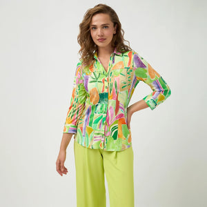 Anto - Botanical Buttoned Top