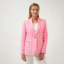 Junco - Houndstooth Button Blazer