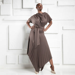 Mila - Pleat Dress