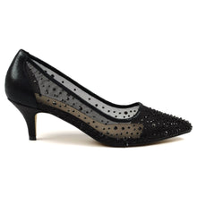 FLR559 - 'Alisha' Mesh Court - Black