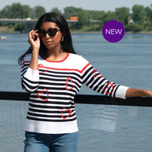 A45381 - Nautical Heart Sweater