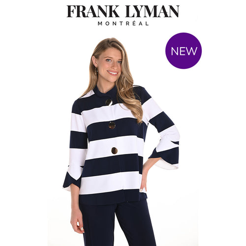 251191 - Nautical Stripe Swing Jacket