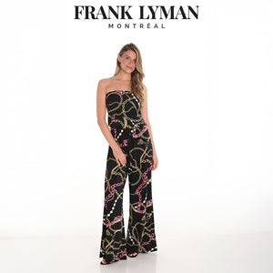 251373 - Strapless Chain Print Jumpsuit