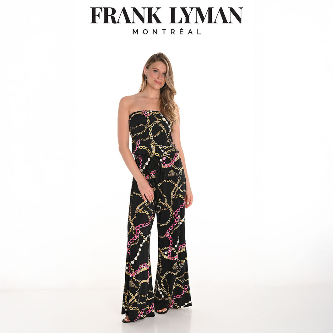 251373 - Strapless Chain Print Jumpsuit