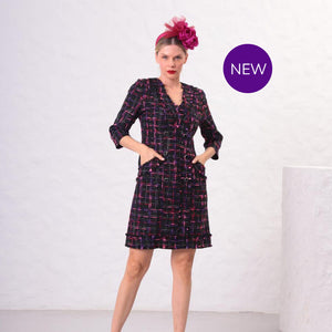 2275-06 - ‘Chanel’ Style Bouclé Dress