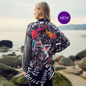 253749 - Cheetah Print Portrait Shirt