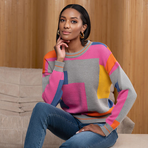 A46108 - Abstract Sweater