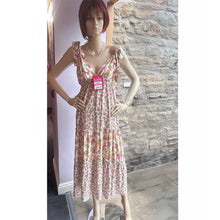 MS1698 - Cherry Blossom Tie Shoulder Dress