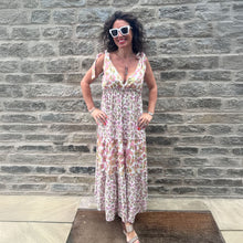 MS1698 - Cherry Blossom Tie Shoulder Dress