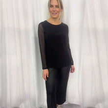 4329-39 - Mesh Sleeve Essential Top