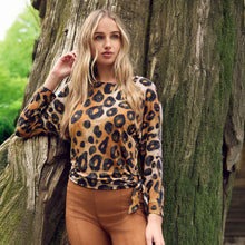 253157 - Cheetah Tie-Top