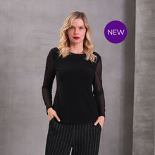 4329-39 - Mesh Sleeve Essential Top