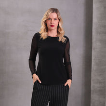 4329-39 - Mesh Sleeve Essential Top