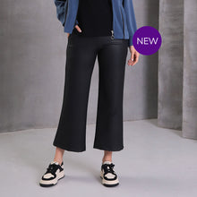 5163-22 - Pleather Wide Leg Pants