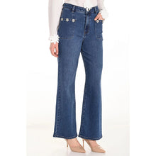 253866 - Diamanté Star Trim Jeans