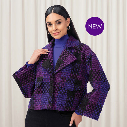 EW35148 - Cropped Buttoned Jacket