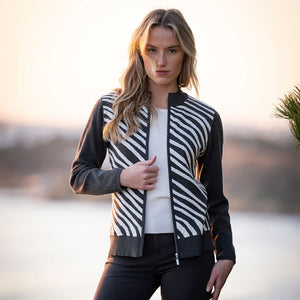 8034 - Zebra Zip Jacket