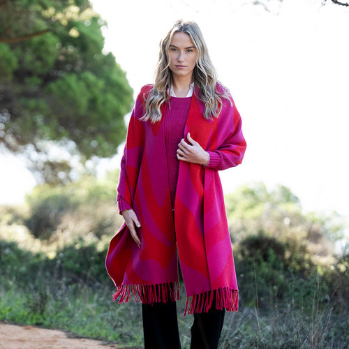 8138 - Large Tassel Shawl/Scarf